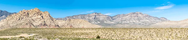 Panoramic Desert Landscape Red Rock Canyon National Conservation Area Лас — стокове фото