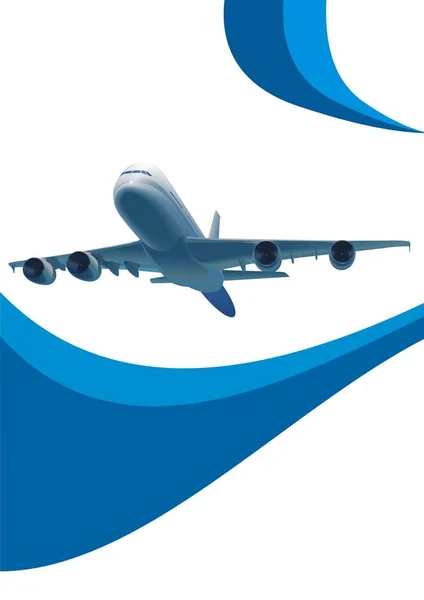 Illustrations plates vectorielles d'avions Illustrations De Stock Libres De Droits