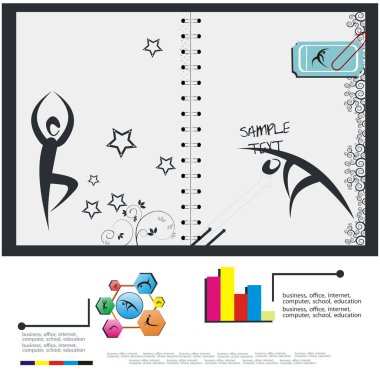 Eğitim Infographic Elements.vector