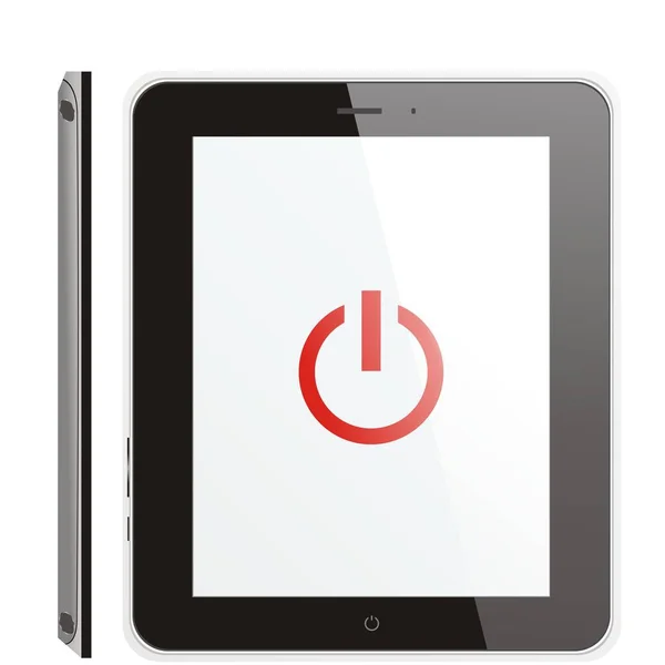 Mute illustration. Flat design. Mute icon on phone screen illustration concept. Volume control. — Stock Vector