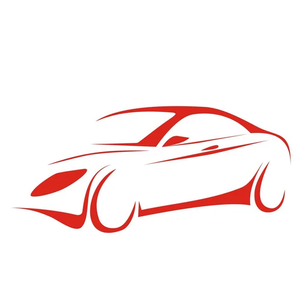 Illustrazione vettoriale del logo dell'automobile Illustrazione Stock