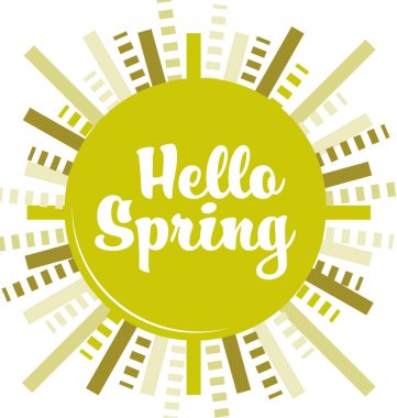 Handlettering ile mutlu dairenin banner