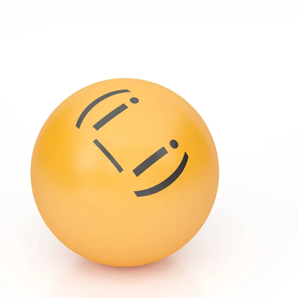 Renderizado Fondo Emoticonos — Foto de Stock