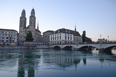 Zürih sabah görünümü