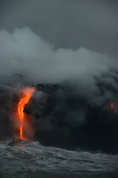 Lava em hawaii — Fotografia de Stock