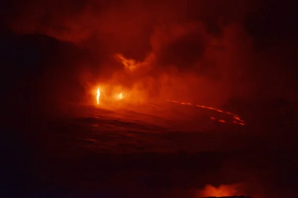 Flujo de lava en Hawaii — Foto de Stock