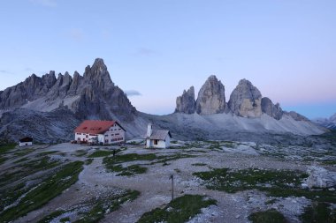 Tre Cime Dolomit dağ İtalya
