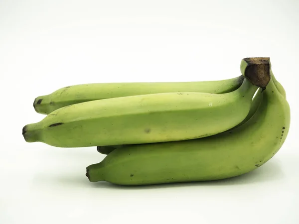 Banana su sfondo bianco isolato — Foto Stock