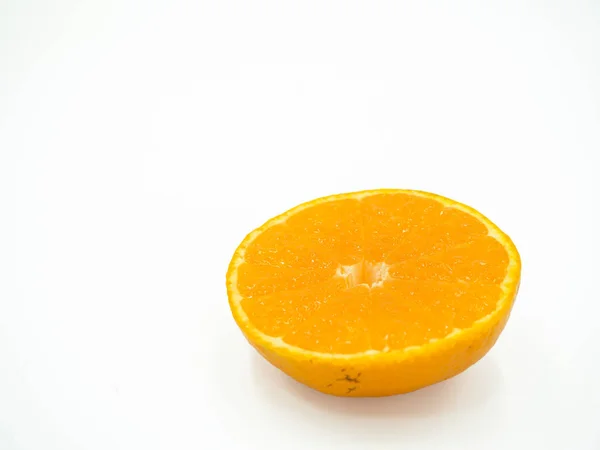 Orange on isolated white background — Stock Photo, Image