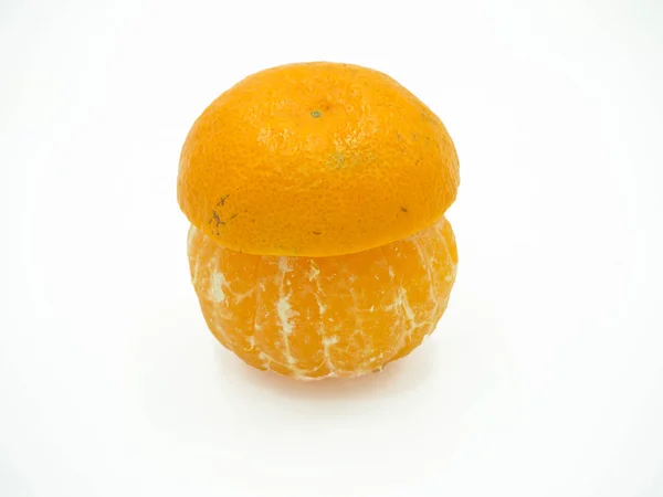 Orange on isolated white background — Stock Photo, Image