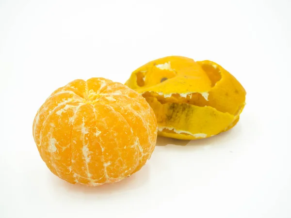 Orange on isolated white background — Stock Photo, Image