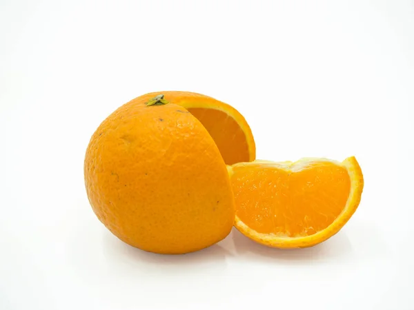 Orange on isolated white background — Stock Photo, Image