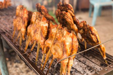 Bambu stick ızgara tavuk 