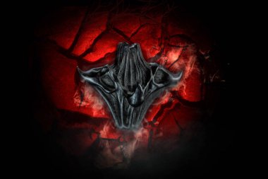 Şeytan, kötülüğün vücut bulmuş hali. Cehennem ya da cehennem. Su cevizinin korkutucu arka planı