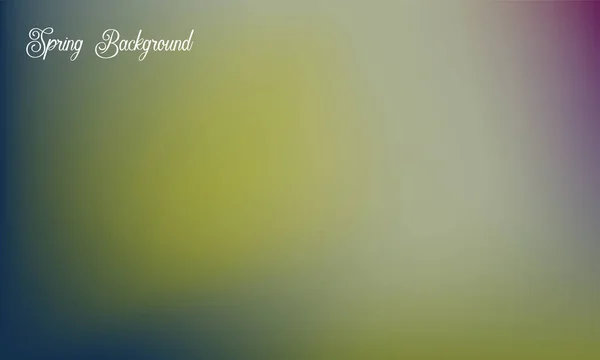 Parlak bahar renkleri ile yatay vektör banner. Bahar arka plan tasarımı.