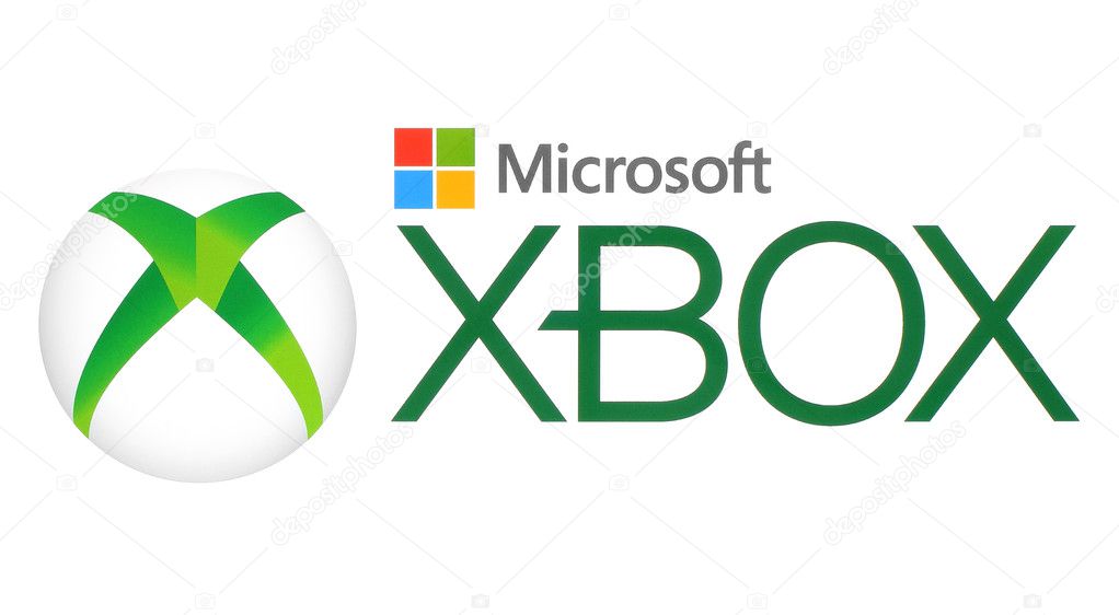 Kiev, Ukraine - September 20, 2016: Collection of popular technology logos: Microsoft and XBox logos printed on white paper