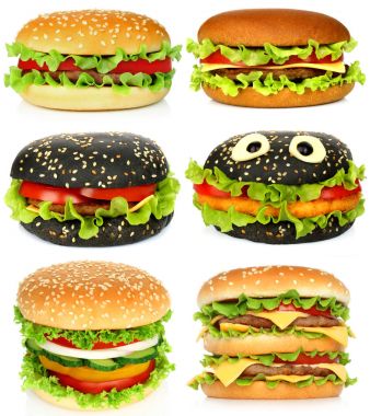 Büyük hamburger kolaj