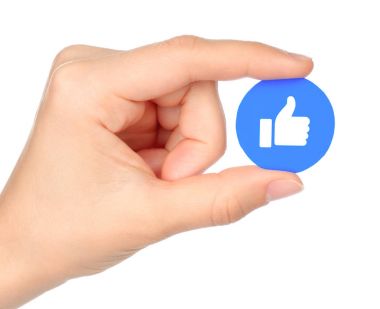 Facebook gibi empatik Emoji reaksiyon el tutar