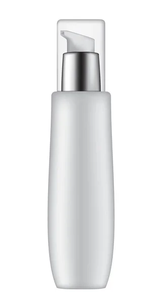 Butelka kosmetyczna na białym tle — Wektor stockowy