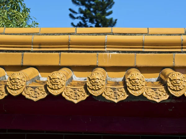 Templo techo detalle —  Fotos de Stock