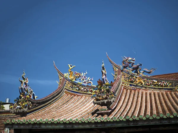 Chińska świątynia dachu — Zdjęcie stockowe