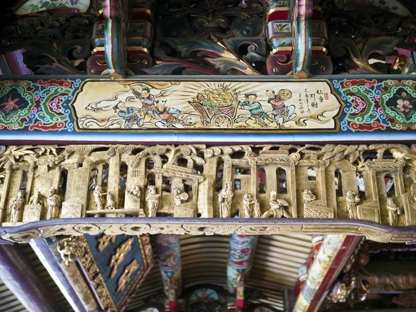 Temple roof detail — Stock Photo, Image