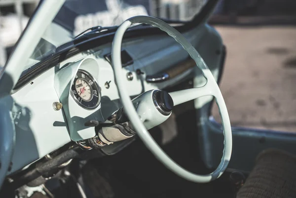 Vintage blue car — Stock Photo, Image