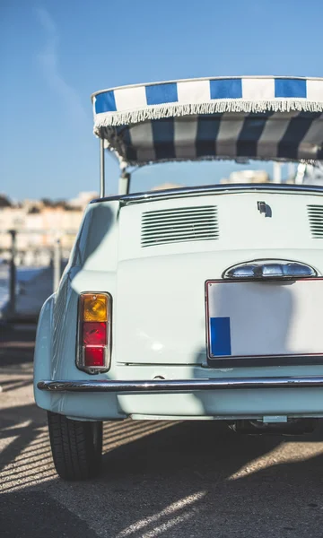 Vintage coche azul — Foto de Stock