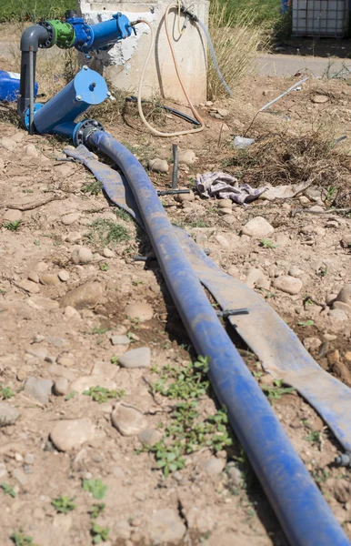 Agriculture watering tubes — Stock Photo, Image