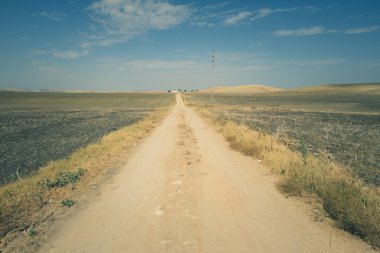 Vintage toprak yol