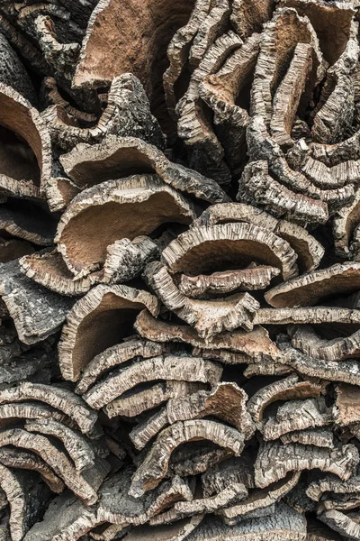 Stapels van schors van cork — Stockfoto