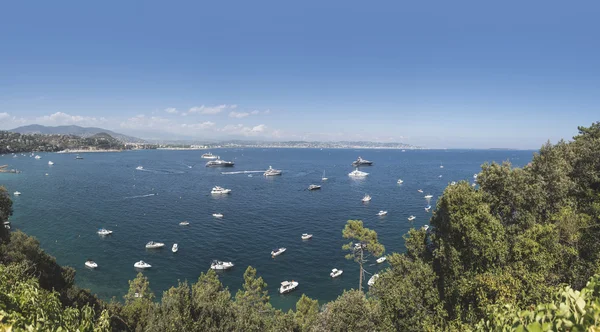 Yacht di Riviera Perancis — Stok Foto