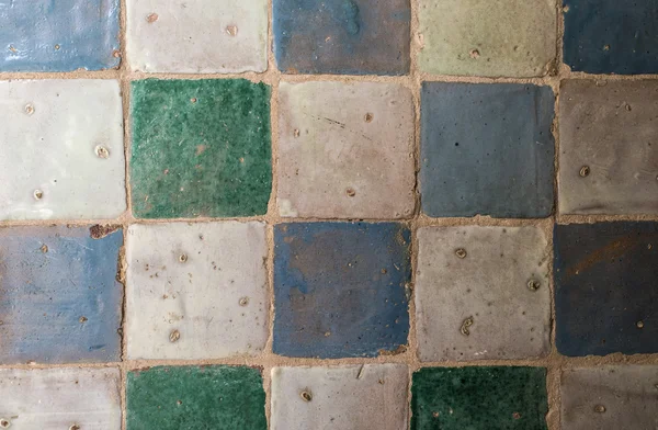 Gamle keramiske mosaikker – stockfoto