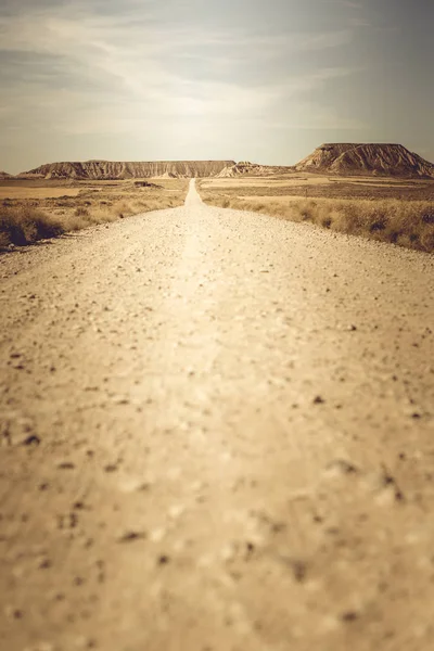Wild West estrada de terra — Fotografia de Stock