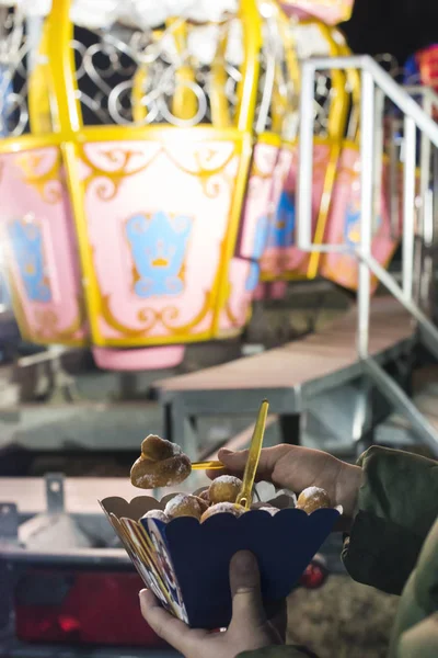 Donuts en el parque de atracciones — Foto de Stock