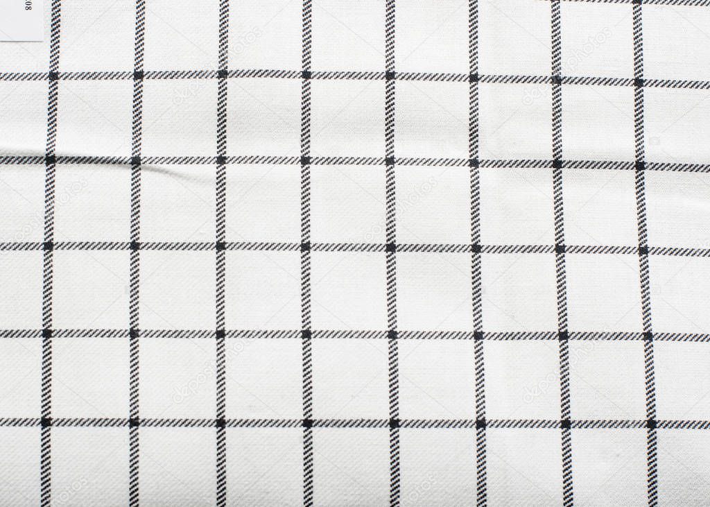 Texture for checked fabric structure design and background
