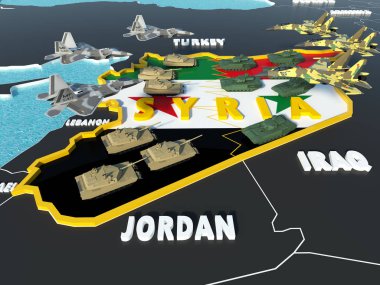 Beşar Esad Suriye çatışma isyan kuvvetlere karşı zorlar