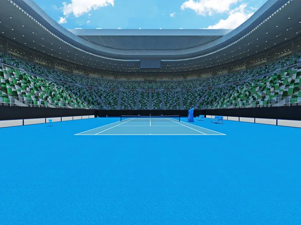Güzel modern Tenis sabit Kortu grand slam lookalike stadyum koltukları projektörler ve VIP kutuları on beş bin hayranları için