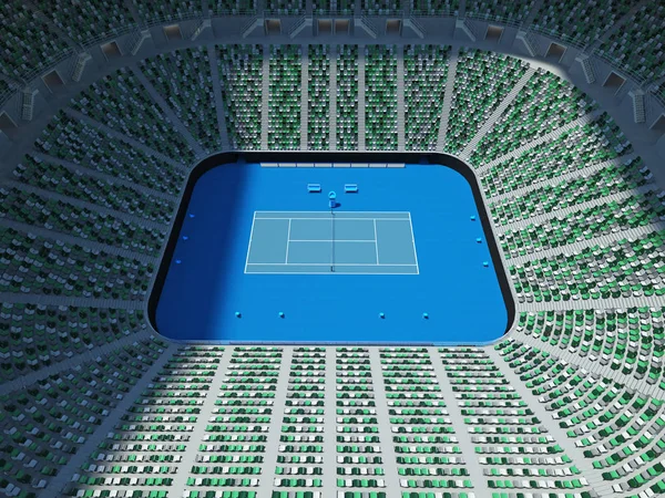 Güzel modern Tenis sabit Kortu grand slam lookalike stadyum koltukları projektörler ve VIP kutuları on beş bin hayranları için