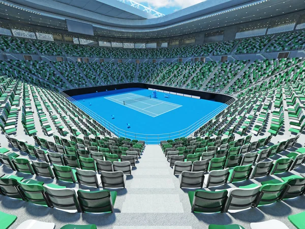 Güzel modern Tenis sabit Kortu grand slam lookalike stadyum koltukları projektörler ve VIP kutuları on beş bin hayranları için