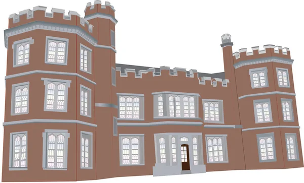 Tudor Manor House — Stockvector