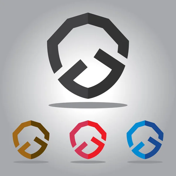 abstrack vektör logo tasarım tempelate kalkan