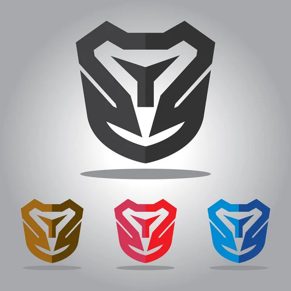 abstrack vektör logo tasarım tempelate kalkan