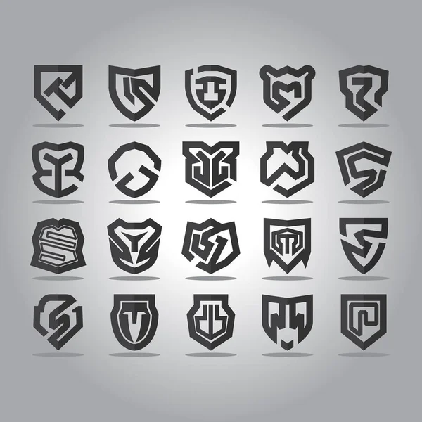 abstrack vektör logo tasarım tempelate kalkan