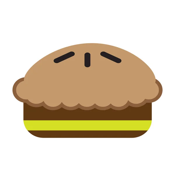 pasta simgesi düz renk