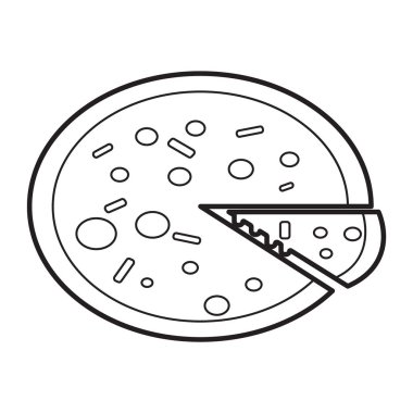 Pizza simgesi anahat