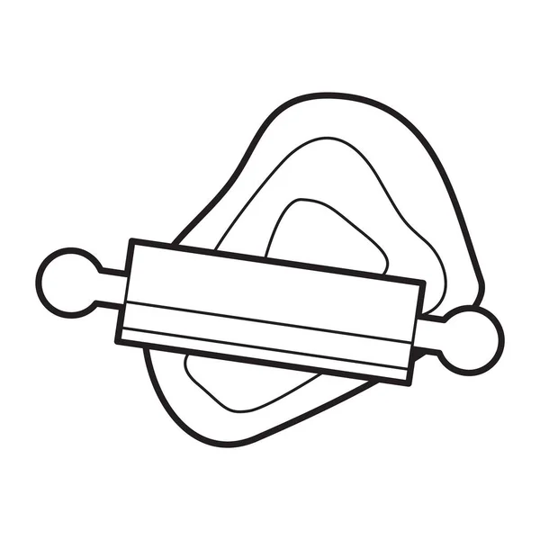 Pizza hamur simgesi anahat