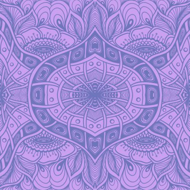 Zen dolaştırmak veya Zen doodle çiçek leylak ile Seamless Modeli 