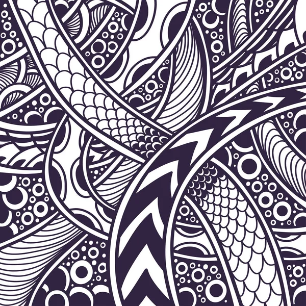 Abstract Zen tangle Zen doodle background black on white  for coloring page or adult coloring book or for print on t shirt or for decoration package and different things
