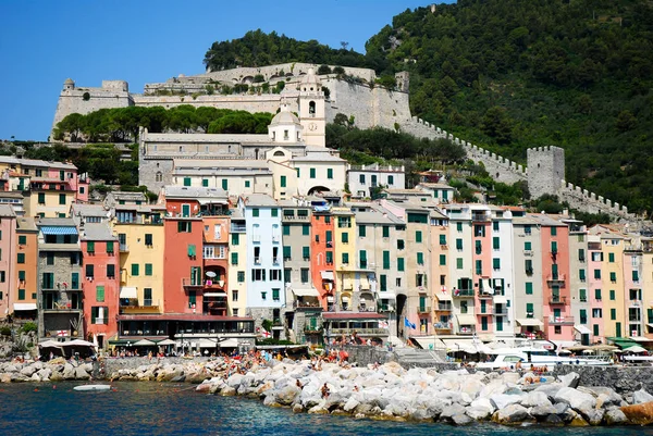 Vista di portovenere la spezia italia — Foto Stock